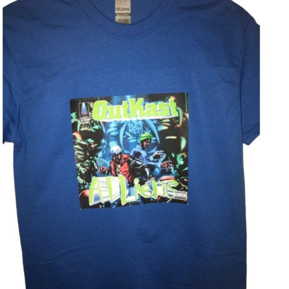 Outkast Atliens Album Cover Hip Hop Tee - Picture 1 of 1
